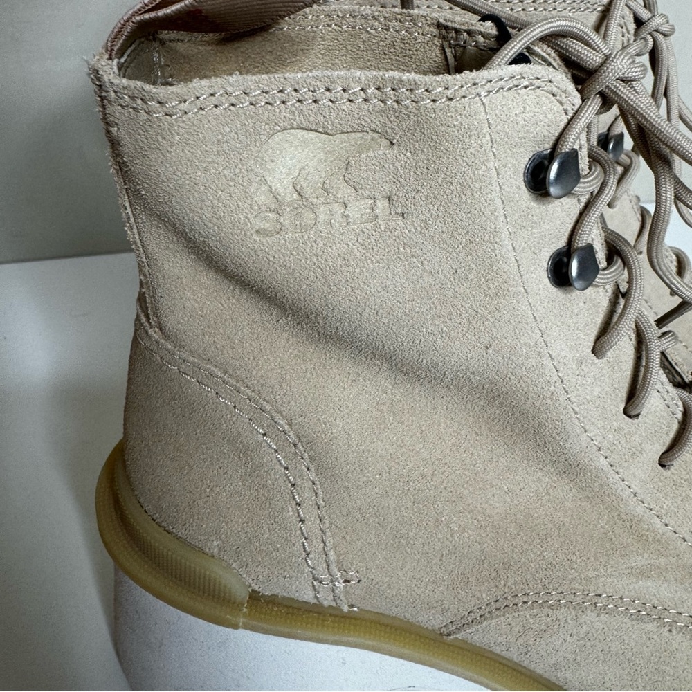 Sorel Hi-Line Chunky Heel Lace-Up Waterproof Boots size 7.5 - Picture 3 of 9